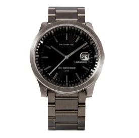 Tube Watch S42 Date Steel With Black Case